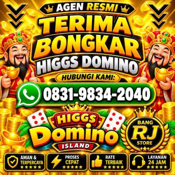 TERIMA BONGKAR CHIP HDI HIGGS DOMINO ISLAND JUAL BELI CHIP HDI WA 083198342040