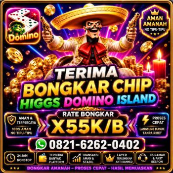 Agen Terima Bongkar chip HDI Higgs Domino island HDI