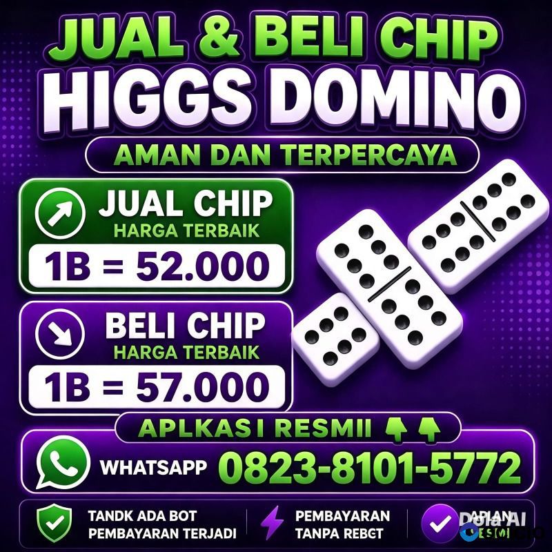 KHUSUS TERIMA BONGKAR CHIP DOMINO ISLAND HIGGS 🔥 BUKA 24JAM WA:0823-8101-5772