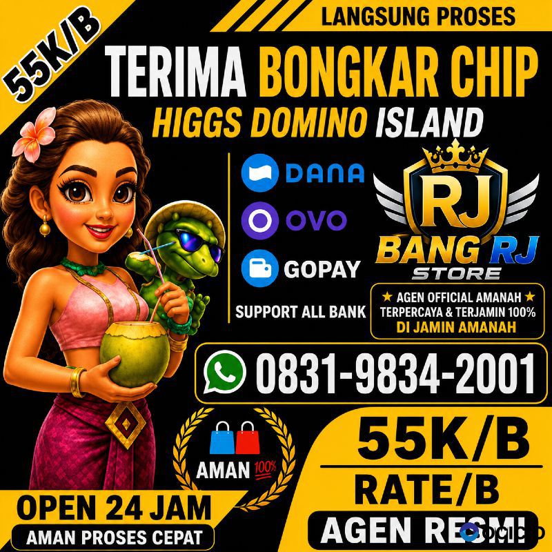 TERIMA BONGKAR CHIP HDI HIGGS DOMINO ISLAND JUAL BELI CHIP HDI WA 083198342001