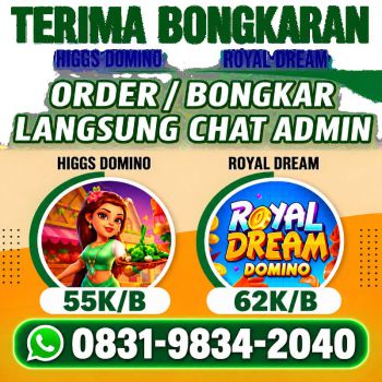 TERIMA BONGKAR CHIP HDI HIGGS DOMINO ISLAND JUAL BELI CHIP HDI WA 083198342040