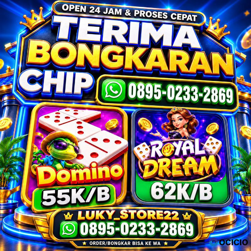Agen terima bongkar chip Higgs domino island amanah dan terpercaya open 24 jam