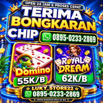 Agen terima bongkar chip Higgs domino island amanah dan terpercaya open 24 jam