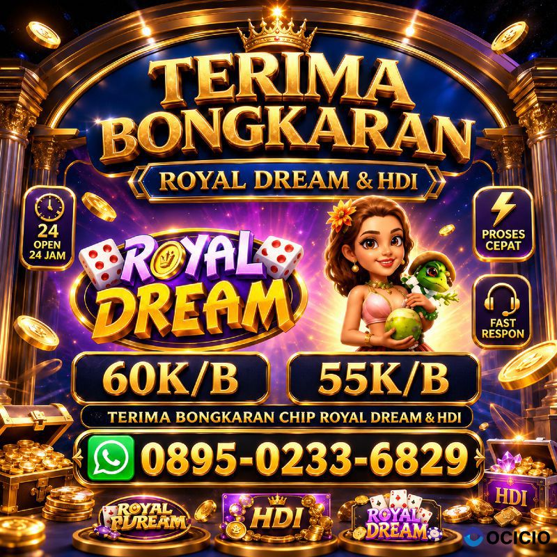 Jual Beli chip Royal Dream aman dan amanah open 24 jam