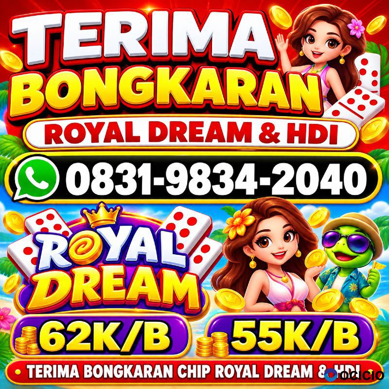 TERIMA BONGKAR CHIP HDI HIGGS DOMINO ISLAND DAN ROYAL DREAM WA 0831-9834-2040