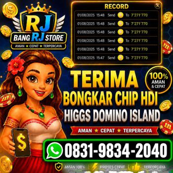 TERIMA BONGKAR CHIP HDI HIGGS DOMINO ISLAND JUAL BELI CHIP HDI WA 083198342040