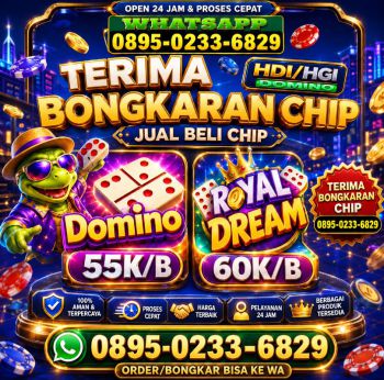 KHUSUS TERIMA BONGKAR CHIP ROYAL DREAM 🔥 BUKA 24JAM WA:0895-0233-6829
