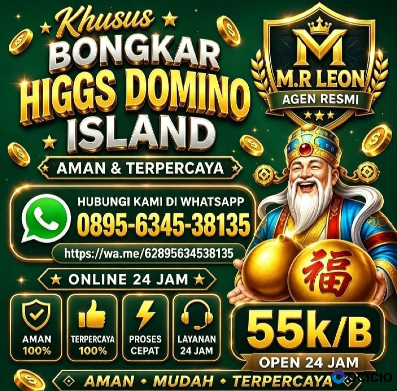 TERIMA BONGKAR CHIP HDI HIGGS DOMINO ISLAND BUKA 24JAM AGEN TERPERCAYA