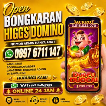Open bongkaran chip higgs domino island agen resmi 08976711147