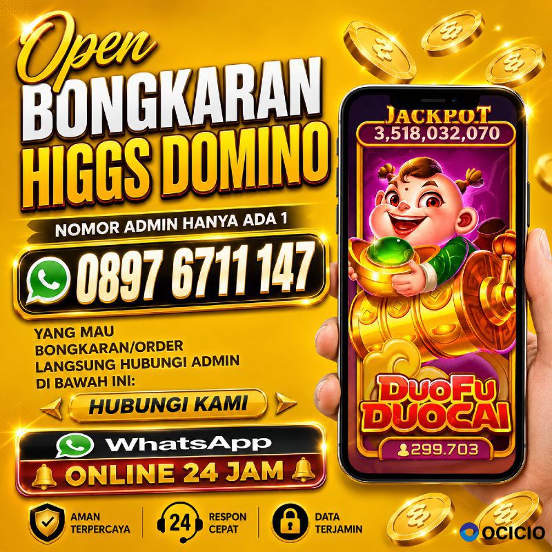 Open bongkaran chip higgs domino island agen resmi 08976711147