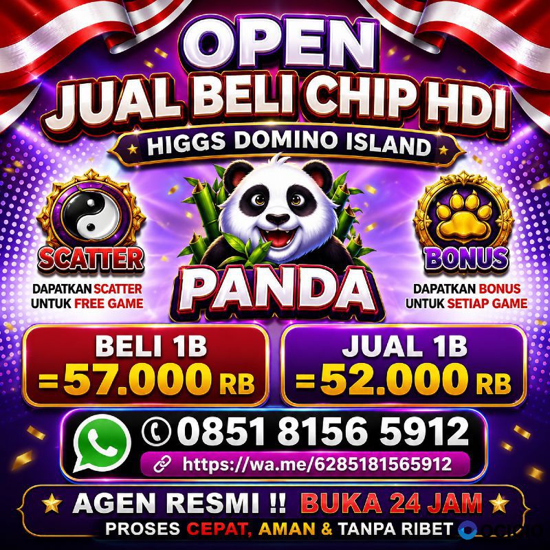 AGEN TERIMA BONGKAR CHIP DOMINO ISLAND HIGGS BUKA 24JAM WA:0851-8156-5912
