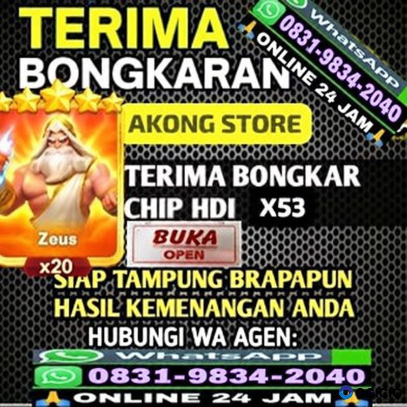 TERIMA BONGKAR CHIP HDI HIGGS DOMINO ISLAND DAN ROYAL DREAM WA 0831-9834-2040