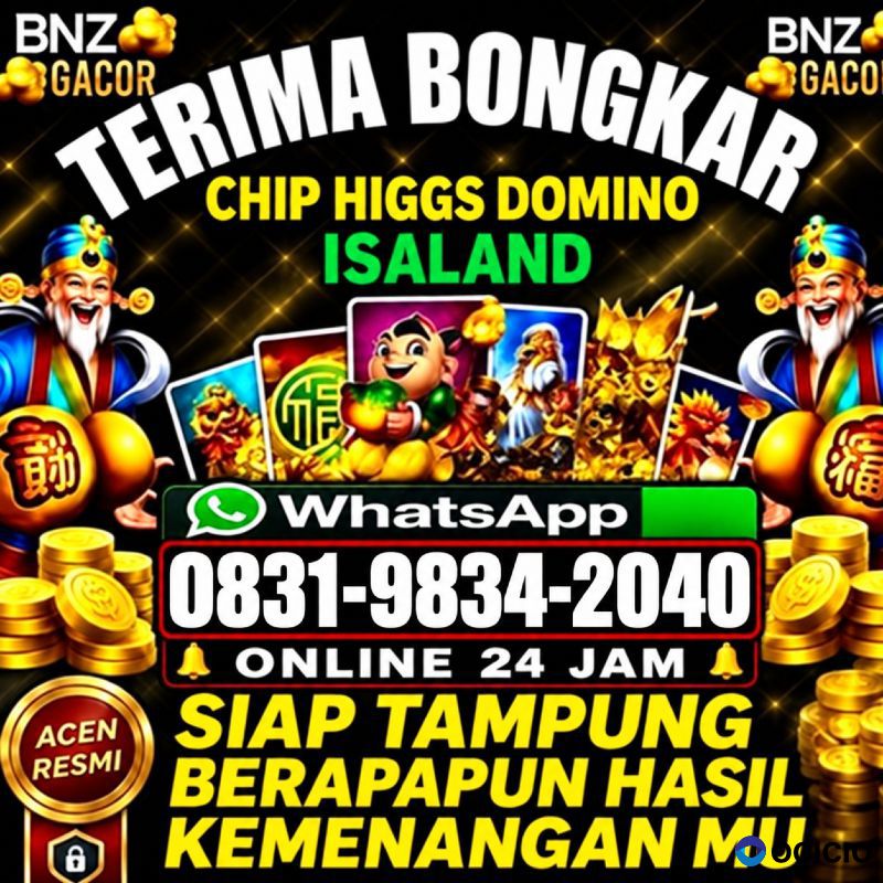 KHUSUS TERIMA BONGKAR CHIP DOMINO ISLAND HIGGS 🔥 BUKA 24JAM WA:0831-9834-2040