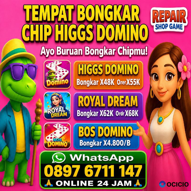 TERIMA BONGKARAN CHIP HIGGS DOMINO ISLAND AMANAH 💯