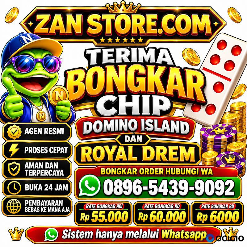 terima bongkar chip Higgs domino island WA 0896-5439-9092