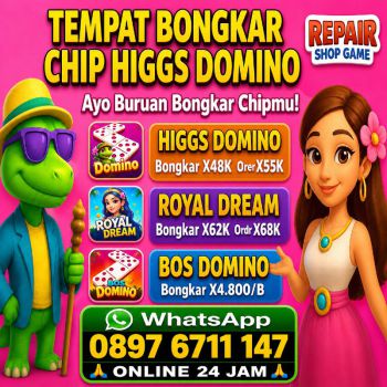 TERIMA BONGKARAN CHIP HIGGS DOMINO ISLAND AMANAH 💯 0897 6711 147