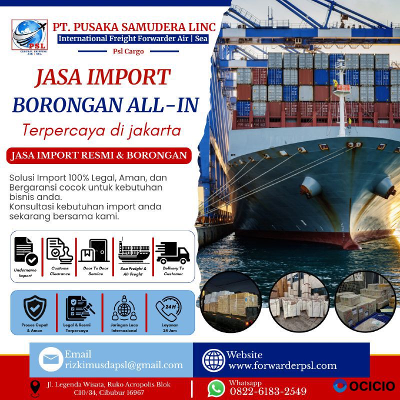 Jasa Import Borongan All-In Terpercaya