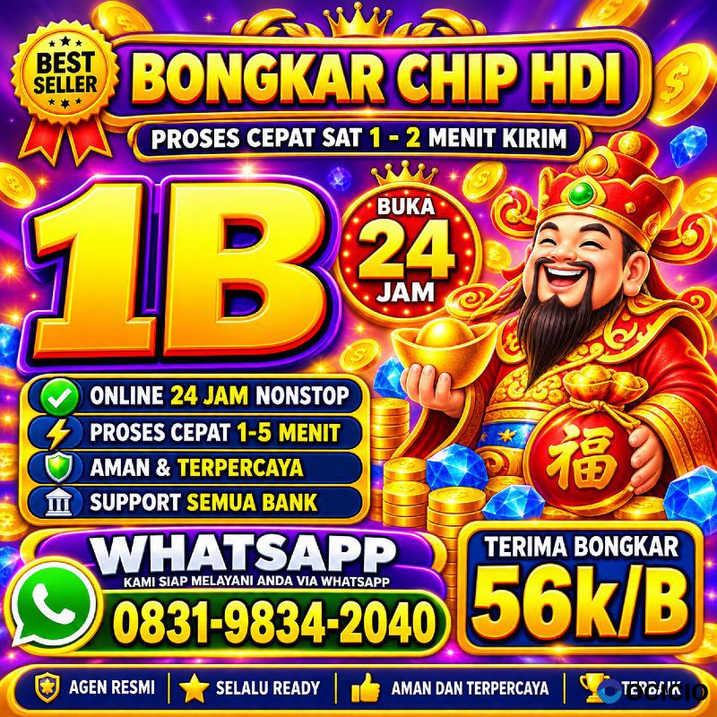 Terima Bongkaran Chip Higgs domino Island Amanah dan terpercaya Wa 083198342040