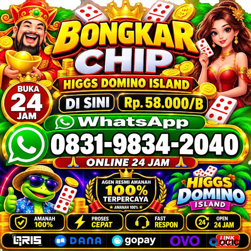 TERIMA BONGKAR CHIP HDI HIGGS DOMINO ISLAND JUAL BELI CHIP HDI WA 083198342040