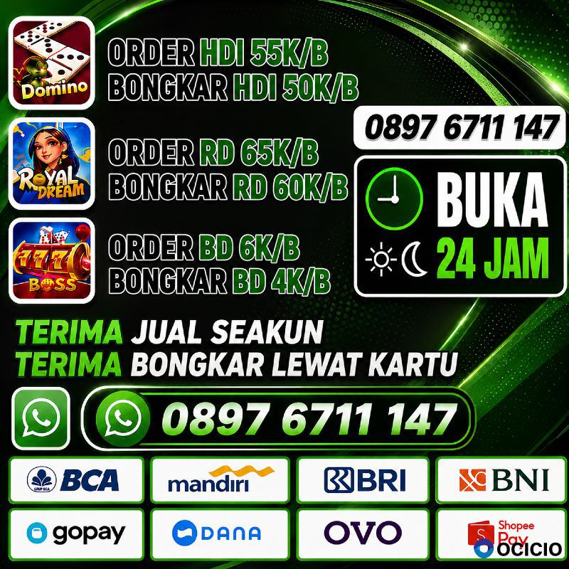 Ready bongkaran chip higgs domino island amanah dan tepercaya X53