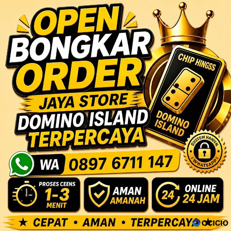 Terima bongkar chip Higgs domino island aman dan terpercaya jual beli chip