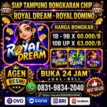 TERIMA BONGKAR CHIP HDI HIGGS DOMINO ISLAND DAN ROYAL DREAM WA 0831-9834-2040