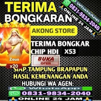 TERIMA BONGKAR CHIP HDI HIGGS DOMINO ISLAND DAN ROYAL DREAM WA 0831-9834-2040