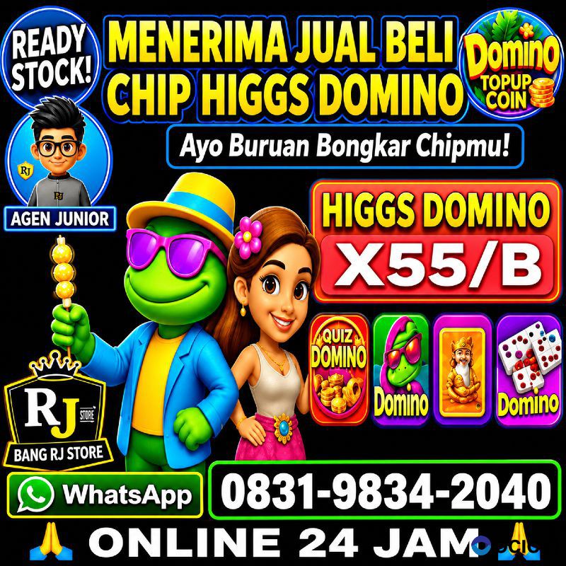 TERIMA BONGKAR CHIP HDI HIGGS DOMINO ISLAND DAN ROYAL DREAM WA 0831-9834-2040