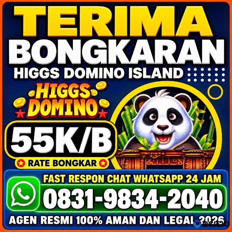 KHUSUS TERIMA BONGKAR CHIP DOMINO ISLAND HIGGS 🔥 BUKA 24JAM WA:0831-9834-2040