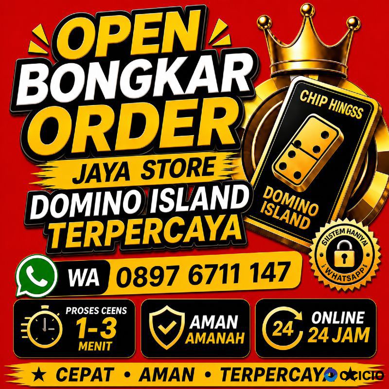 AGEN TERIMA BONGKARAN CHIP HIGGS DOMINO ISLAND AMAN DAN AMANAH