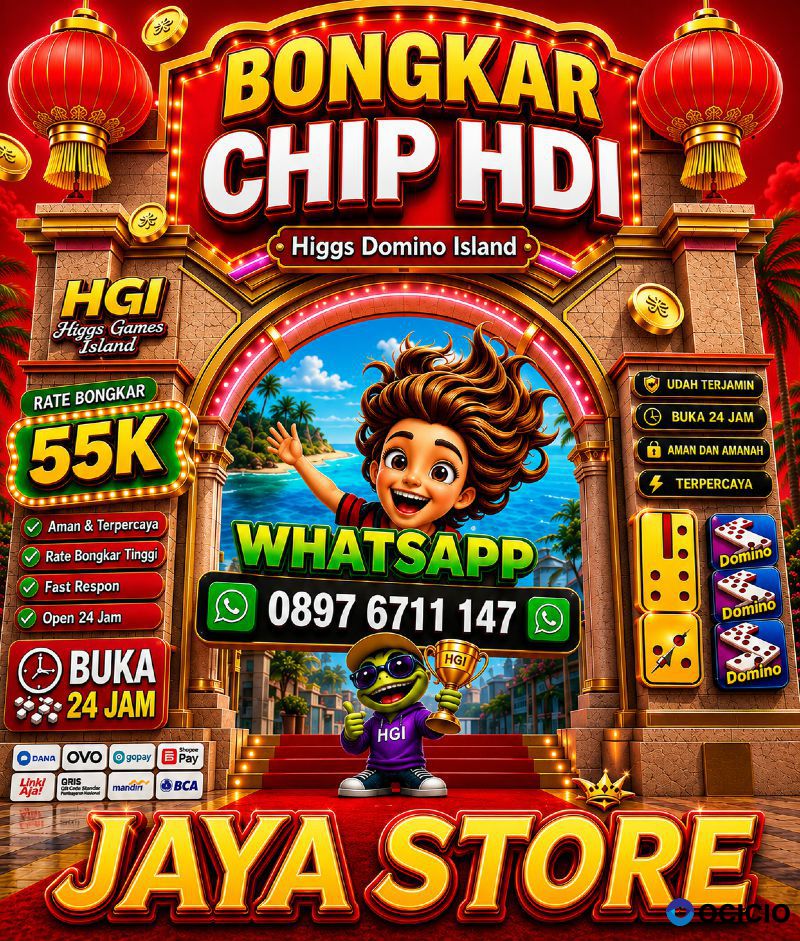 TEMPAT BONGKAR CHIP HIGGS DOMINO ISLAND AMANAH DAN TERPERCAYA 💯