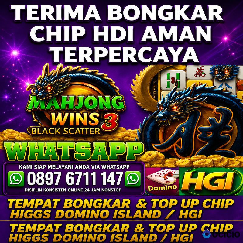 Terima bongkar chip Higgs domino island aman dan terpercaya AGEN RESMI