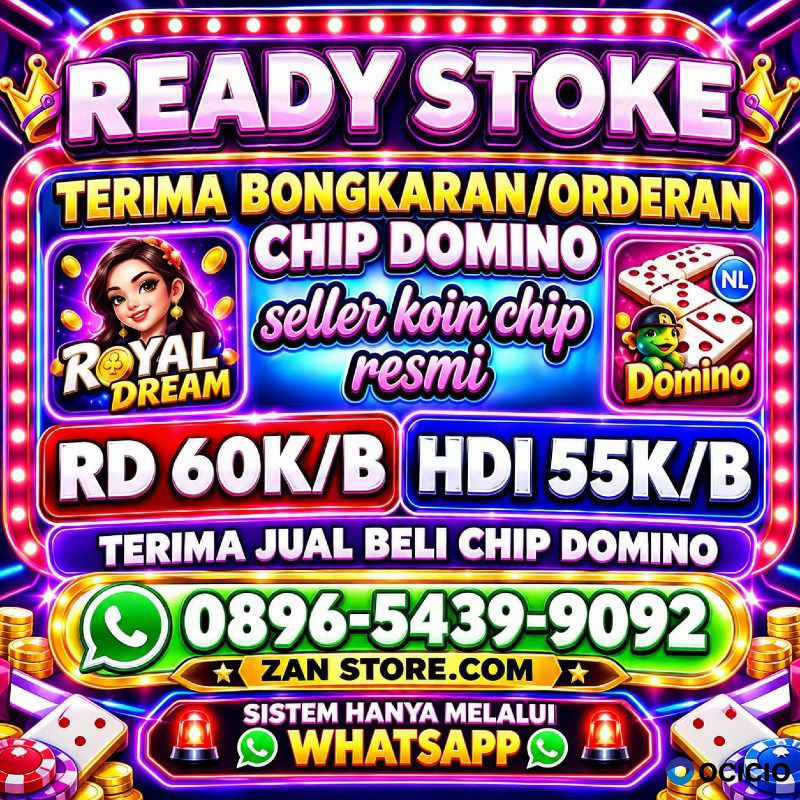 KHUSUS TERIMA BONGKAR CHIP DOMINO ISLAND HIGGS 🔥  WA:0896-5439-9092 AMAM