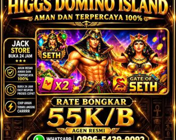 KHUSUS TERIMA BONGKAR CHIP DOMINO ISLAND HIGGS 🔥 BUKA 24JAM WA:0896-5439-9092