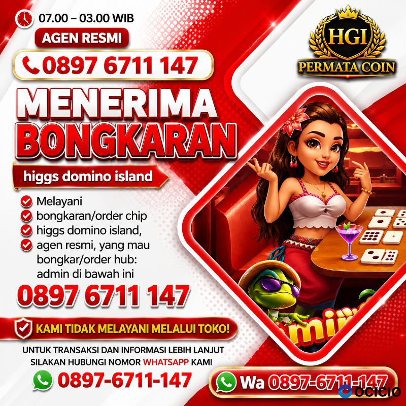 TERIMA BONGKARAN CHIP HIGGS DOMINO ISLAND AMANAH PROSES CEPAT