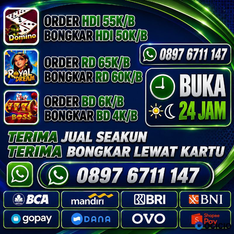 AGEN JUAL BELI CHIP HIGGS DOMINO ISLAND AMANAH DAN TERPERCAYA