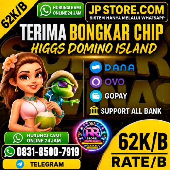 TERIMA BONGKAR CHIP HDI HIGGS DOMINO ISLAND DAN ROYAL DREAM WA 0831-8500-7919