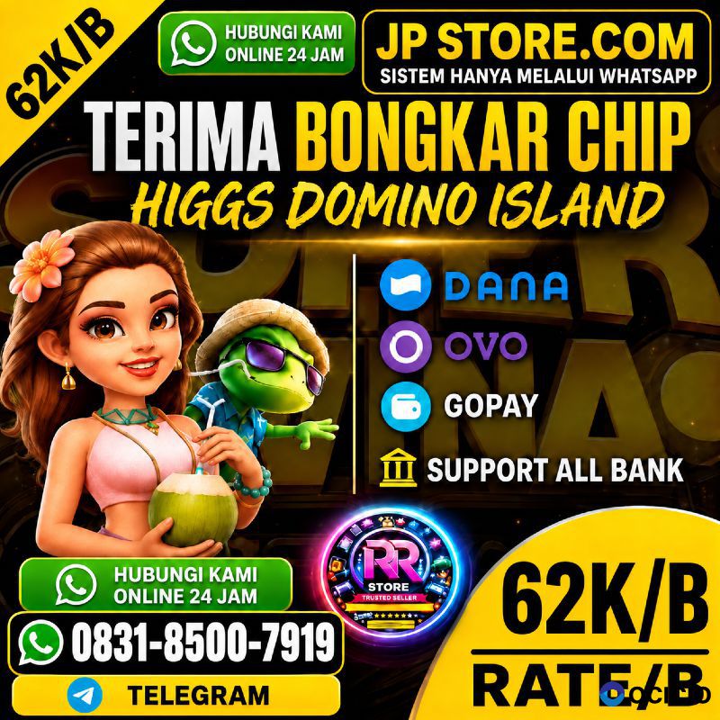 TERIMA BONGKAR CHIP HDI HIGGS DOMINO ISLAND DAN ROYAL DREAM WA 0831-8500-7919