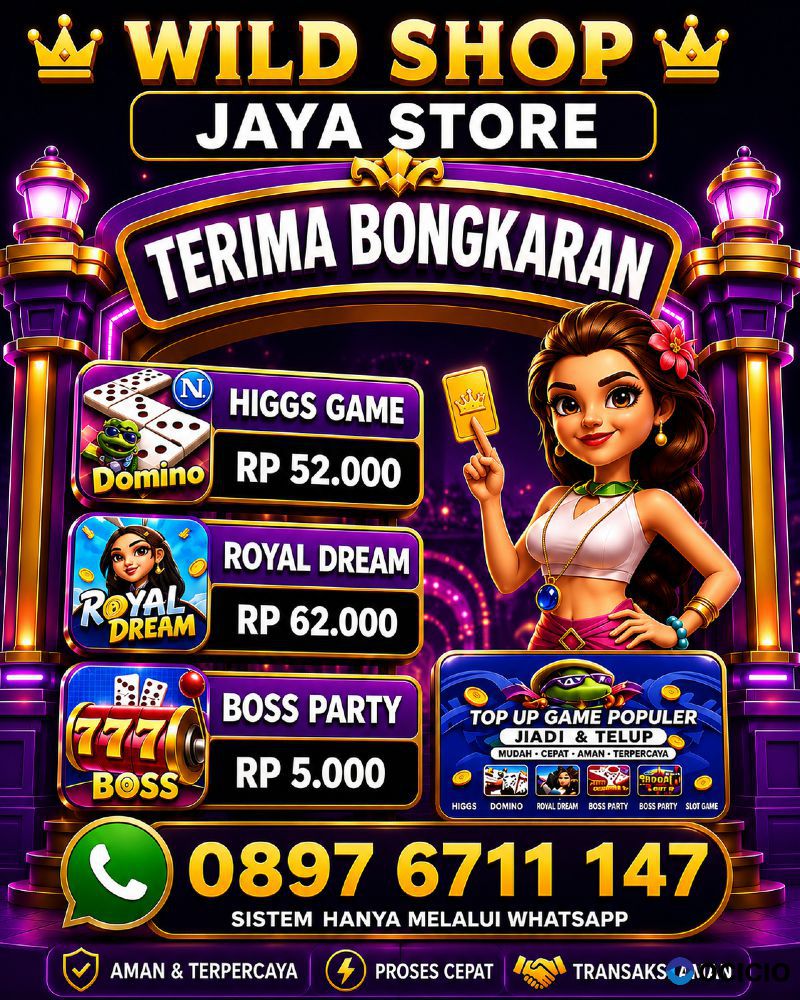 Khusus terima bongkaran chip higgs domino island amanah agen resmi