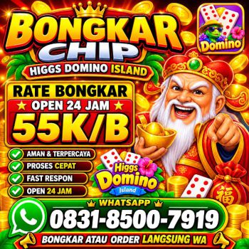 TERIMA BONGKAR CHIP HDI HIGGS DOMINO ISLAND JUAL BELI CHIP HDI WA 083185007919