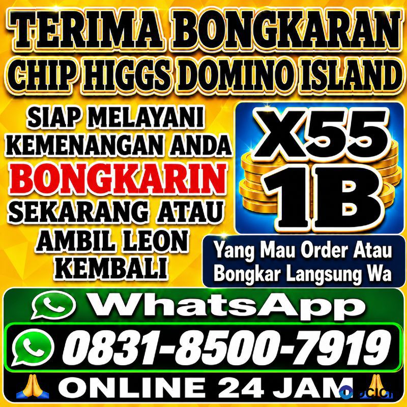 TERIMA BONGKAR CHIP HDI HIGGS DOMINO ISLAND JUAL BELI CHIP HDI WA 083185007919