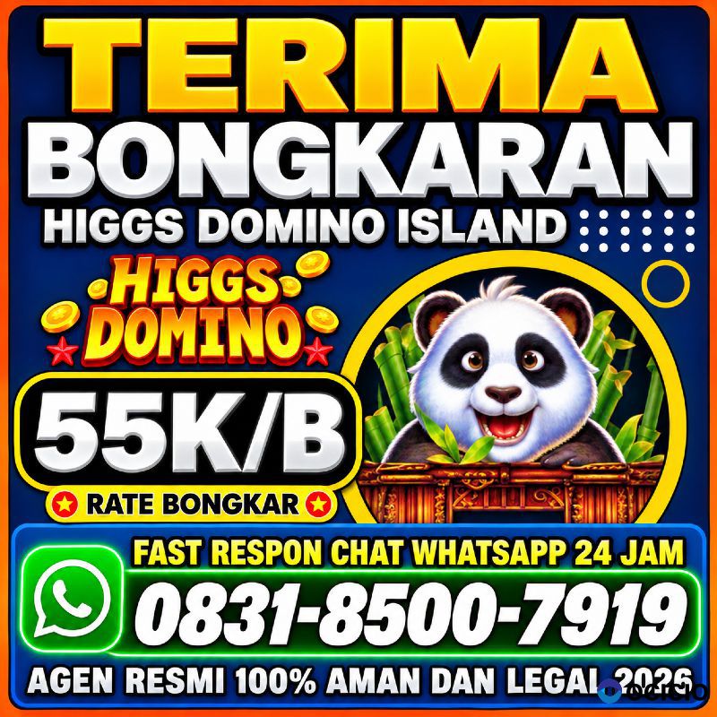 KHUSUS TERIMA BONGKAR CHIP DOMINO ISLAND HIGGS 🔥 BUKA 24JAM WA:0831-8500-7919