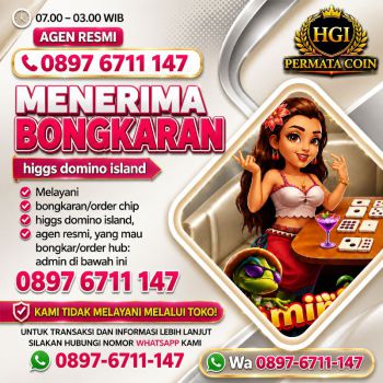 TERIMA BONGKARAN CHIP HIGGS DOMINO ISLAND AMANAH PROSES CEPAT 💯 TERPERCAYA