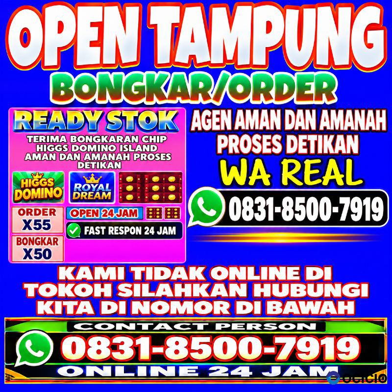 TERIMA BONGKAR CHIP HDI HIGGS DOMINO ISLAND DAN ROYAL DREAM WA 0831-8500-7919
