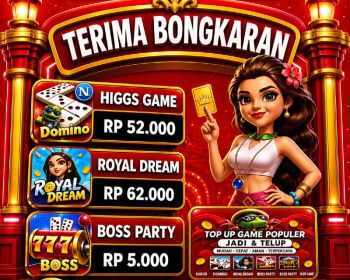 KHUSUS TERIMA BONGKARAN CHIP HIGGS DOMINO ISLAND AMANAH PROSES CEPAT