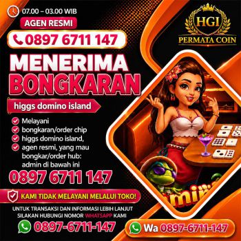 Terima bongkar chip Higgs domino island aman dan terpercaya agen jual beli