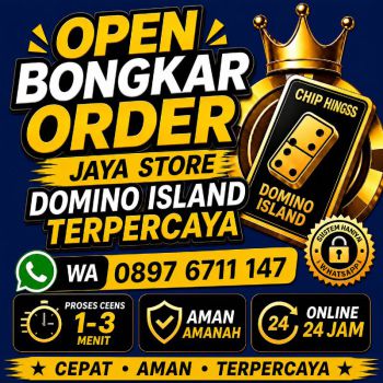 Khusus terima bongkaran chip higgs domino island amanah dan tepercaya agen resmi
