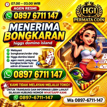 OPEN BONGKARAN CHIP HIGGS DOMINO ISLAND TERPERCAYA AGEN RESMI