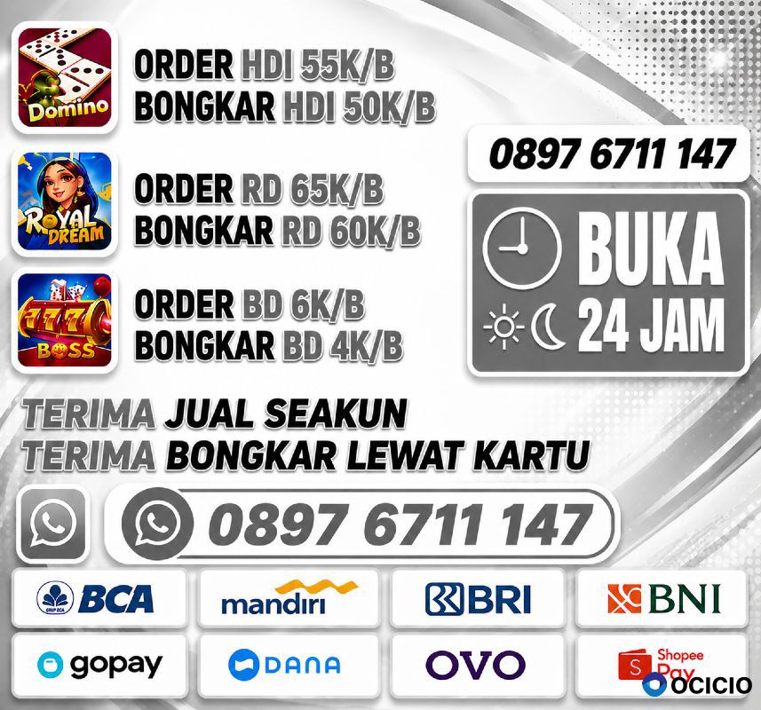 READY BONGKARAN CHIP HIGGS DOMINO ISLAND TERPERCAYA AGEN BONGKAR