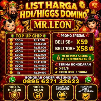 TERIMAH BONGKARAN CHIP DOMINO ISLAND DAN ROYAL DREAM
